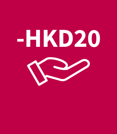 HKD20 instant discount