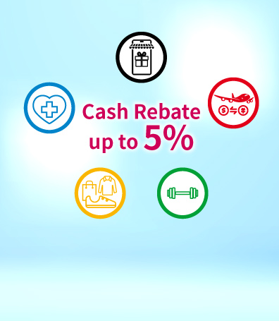 Wellness Reward<BR/>Earn up to 5% cash rebate