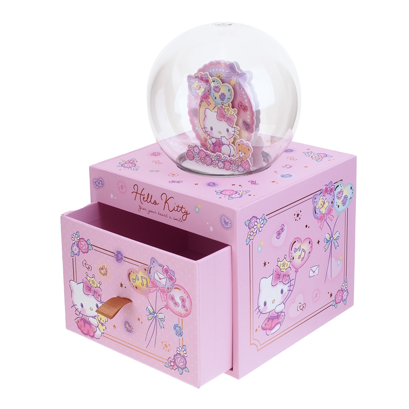 Hello Kitty  雪球燈首飾盒