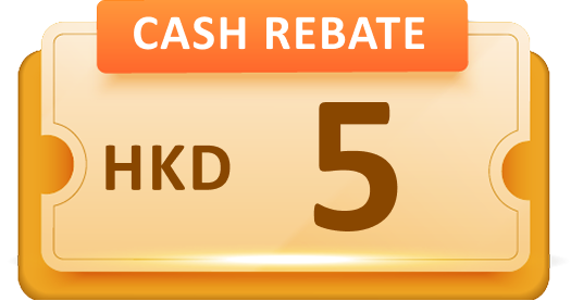 HKD5 Cash Rebate
